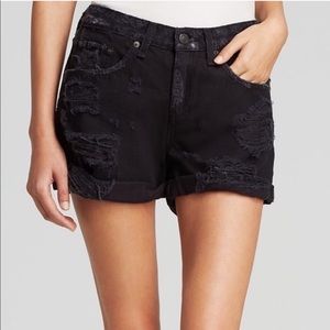 Rag & Bone distressed jean shorts